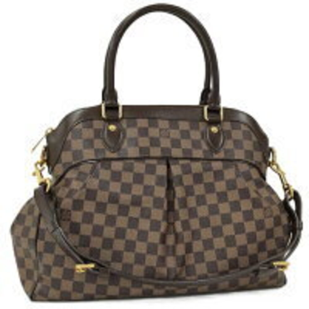 LOUIS VUITTON Trevi Damier Ebene Brown Shoulder Bag